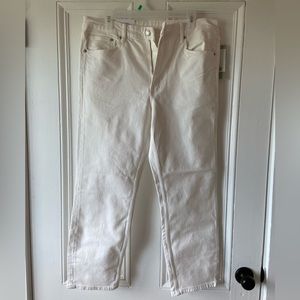 NWT - H&M White denim jeans